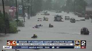 Beware of Hurricane Harvey donation scams