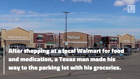 Police Officer Buys Sick Man’s Groceries & Medication After They’re Stolen at Walmart