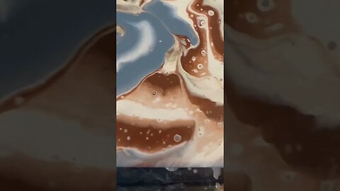 Exotic traveling dirty pour #fluidart