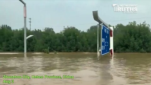 Water Depth in Zhuozhou Reaches 12 Meters After the CCP Released Flood Water