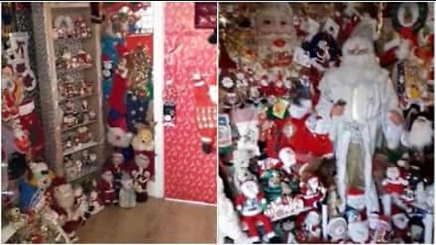 Un homme collectionne jusqu'à 300 pères Noël!