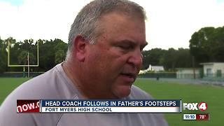 Head coach follows in father's footsteps