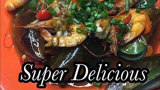 Garlic Mussels+Shrimp in Oyster Sauce| Very Delicious Easy Cooking | Learn How to Cook