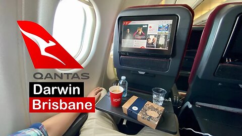 QANTAS A330 ECONOMY Class: QF825 Darwin to Brisbane