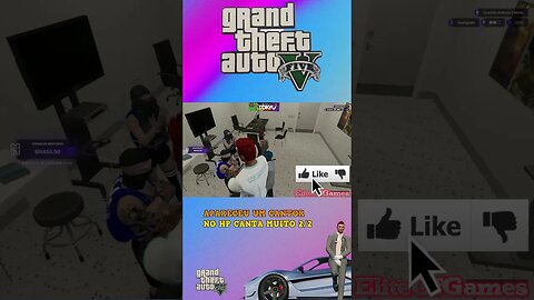 GTA RP APARECEU UM CANTOR NO HP 2 #shorts