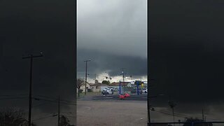 Tornado passing through Compton, yesterday.