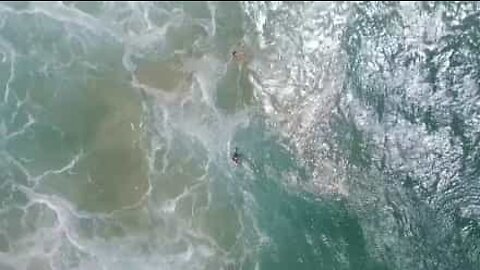 Drone saves Australian teens from drowning