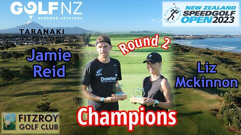 2023 New Zealand Speedgolf Open - Round 2 Highlights - Jamie 5x and Liz 8x Champions