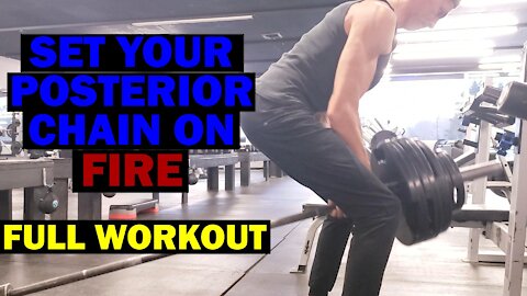 Finally Time for A Full Workout! Setting my Posterior Chain on Fire (Hams, Butt, Low Back)