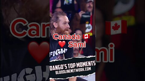 Canada did what to Sami? #viral #shorts #wwe