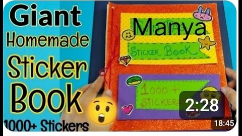 homemade stickers || easy and cute stickers