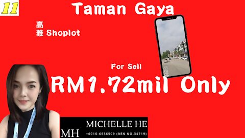 property malaysia Taman Gaya 3-Storey Shop-Lot @ Jalan Gaya 1 ➤➤Shop For SALE 出售🔥