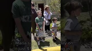 Family sees the beach for the first time❤️