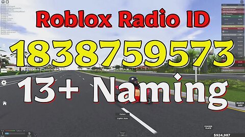 Naming Roblox Radio Codes/IDs