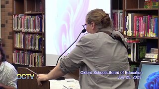 Oxford Schools Board of Education: July 25, 2023