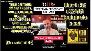 WARNING: E.A.S. EMERGENCY ALERT SYSTEM TO BE IMPLEMENTED OCTOBER 4TH, 2023 AT 2:22 PM EST