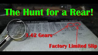 PART 3 - 1952 Chevy 3100 - Finding a Rear End!