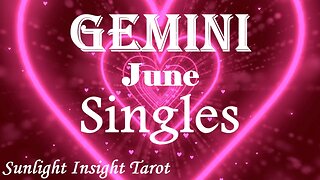 Gemini *Someone's Had Their Eye On You, They're Going To Reach Out For A Romantic Date* June Singles