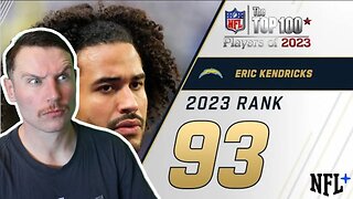 Rugby Player Reacts to ERIC KENDRICKS (LB, Vikings) #93 The Top 100 NFL Players of 2023