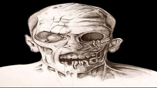 Scary drawing - Draw and drawing scary and scary faces! #1