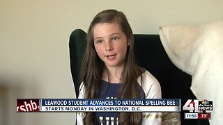Leawood 7th grader heads to Scripps National Spelling Bee