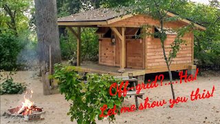 Our cabin on a deserted Mississippi Island!