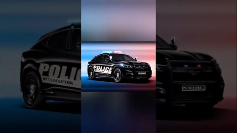 2021 Ford Mustang Mach-E SUV Police Car