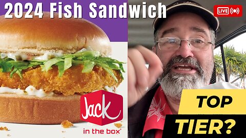 2024 Jack in the Box Fish Sandwich - Top Tier? | Bishop Stan Food Review