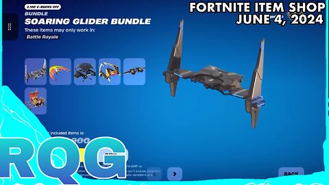 “NEW” SOARING GLIDER BUNDLE IS HERE! FORTNITE ITEM SHOP (June 4, 2024)