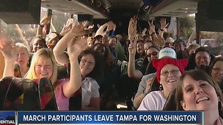 March participants leave Tampa for Washington