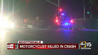 Motorcyclist dead after Scottsdale crash
