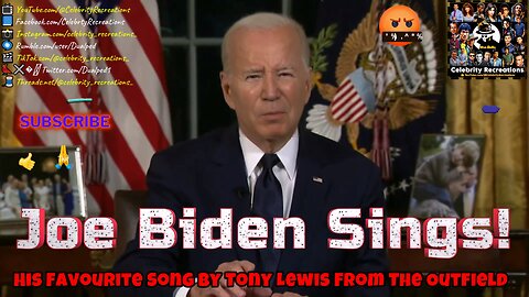 I May Not Be A Fan Of Joe Biden BUT He Sings AMAZING! This Song Will Hit The #1 Spot For SURE!
