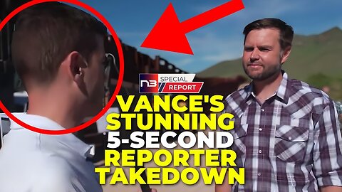 JD Vance DESTROYS Race-Baiting Reporter: The 5 Seconds That'll Make You Cheer!