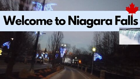 When you're driving & you first see Niagara Falls