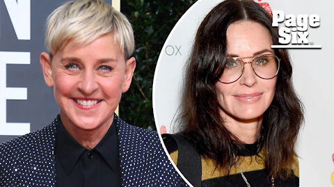 Why Ellen DeGeneres is living with Courteney Cox