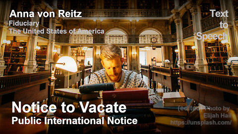 Notice to Vacate, March 4 2021