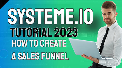 Systeme.io Tutorial 2023-How To Create A Sales Funnel| Make Money Online