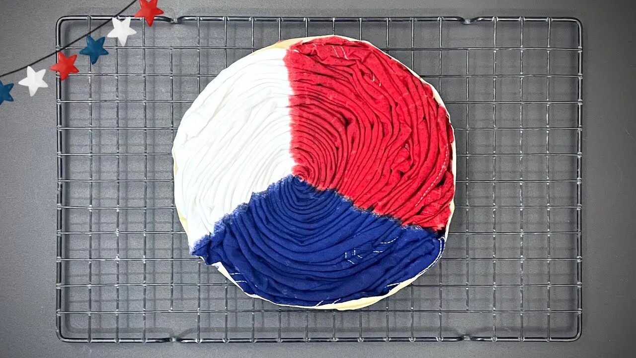 How to Tie Dye : 4th of July Tie Dye Spiral T Shirt RED WHITE BLUE