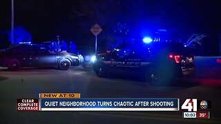Quiet neighborhood turns chaotic after shooting