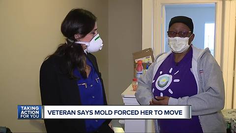 Disabled vet says landlord left her with no fixes in mold-filled apartment