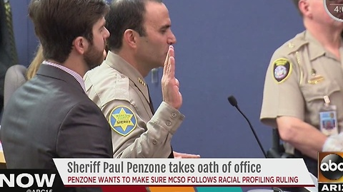 Paul Penzone takes Oath of Office