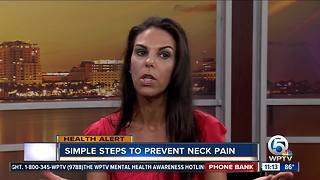 Simple steps to prevent neck pain