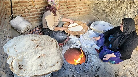Baking bread tandoori ♧ We baked bread in the village tandoor | bread tandoori