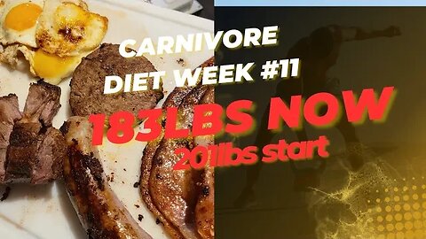 Carnivore diet week #11 183lbs from 201lbs lets goooo....here comes 170lbs