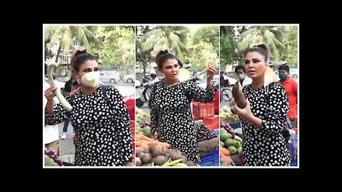 Rakhi Sawant Does Grocery Shopping