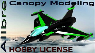 Alibre CAD - Make a JAS-39 Gripen Part 2: Canopy |JOKO ENGINEERING|