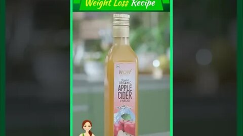 WOW Apple Cider Vinegar For Weight Loss #healthy #weightloss #drink #ytshorts #shortsvideo #shorts