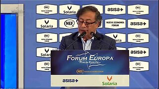 🎥 #EnDirecto | Intervención del Presidente Gustavo Petro durante el Foro Nueva Economía, en España.