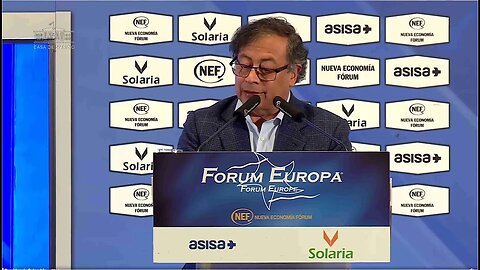 🎥 #EnDirecto | Intervención del Presidente Gustavo Petro durante el Foro Nueva Economía, en España.