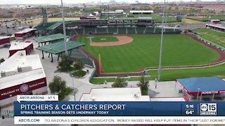 Pitchers and catchers report to Spring Training